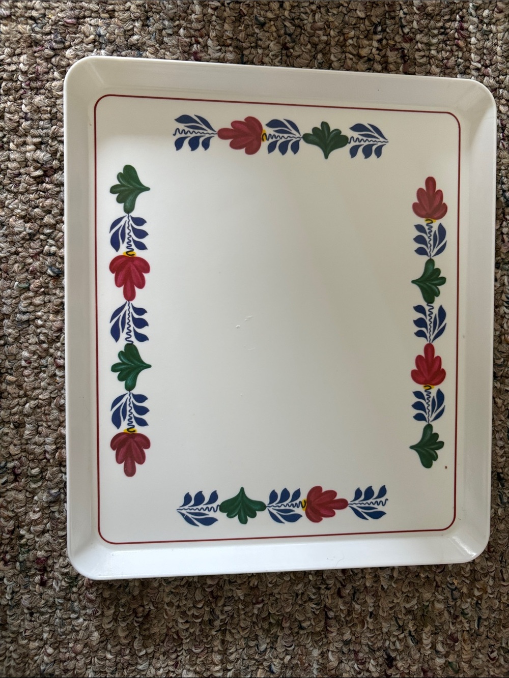Made in Italy- Floral Serving Tray